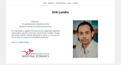 Desktop Screenshot of eriklundin.org